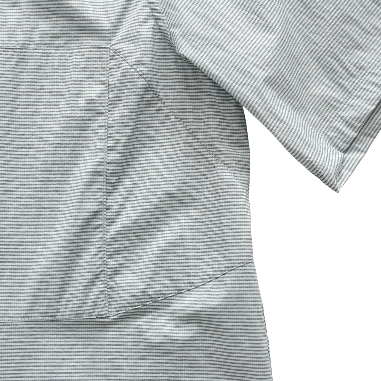 Chk 2pocket Short Sleeve Shirts | Light Grey