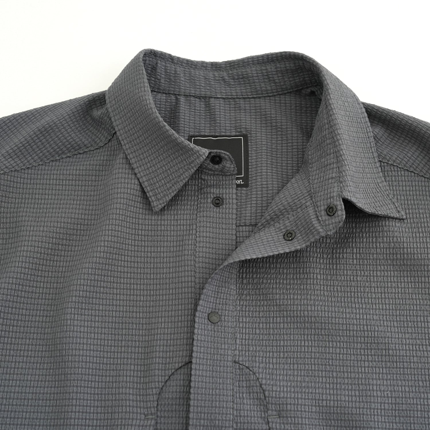 Flow Seersucker Shirts | Charcoal