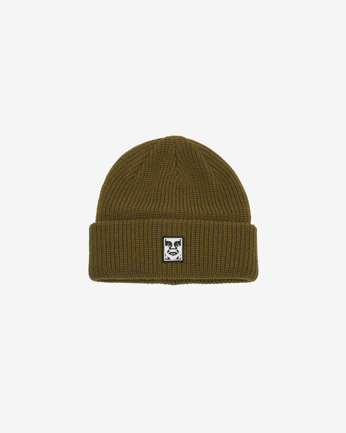 Mid Icon Patch Cuff Beanie | Dull Army