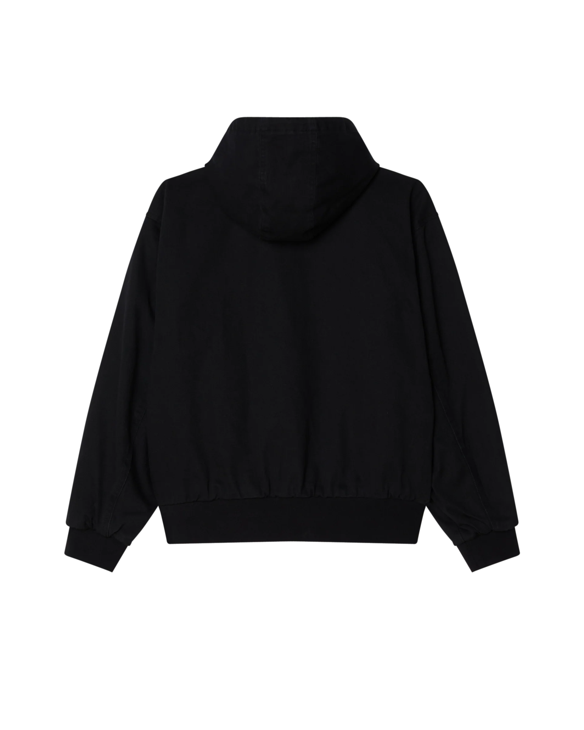 Glen Zip Up Jacket | Black Faded Wash