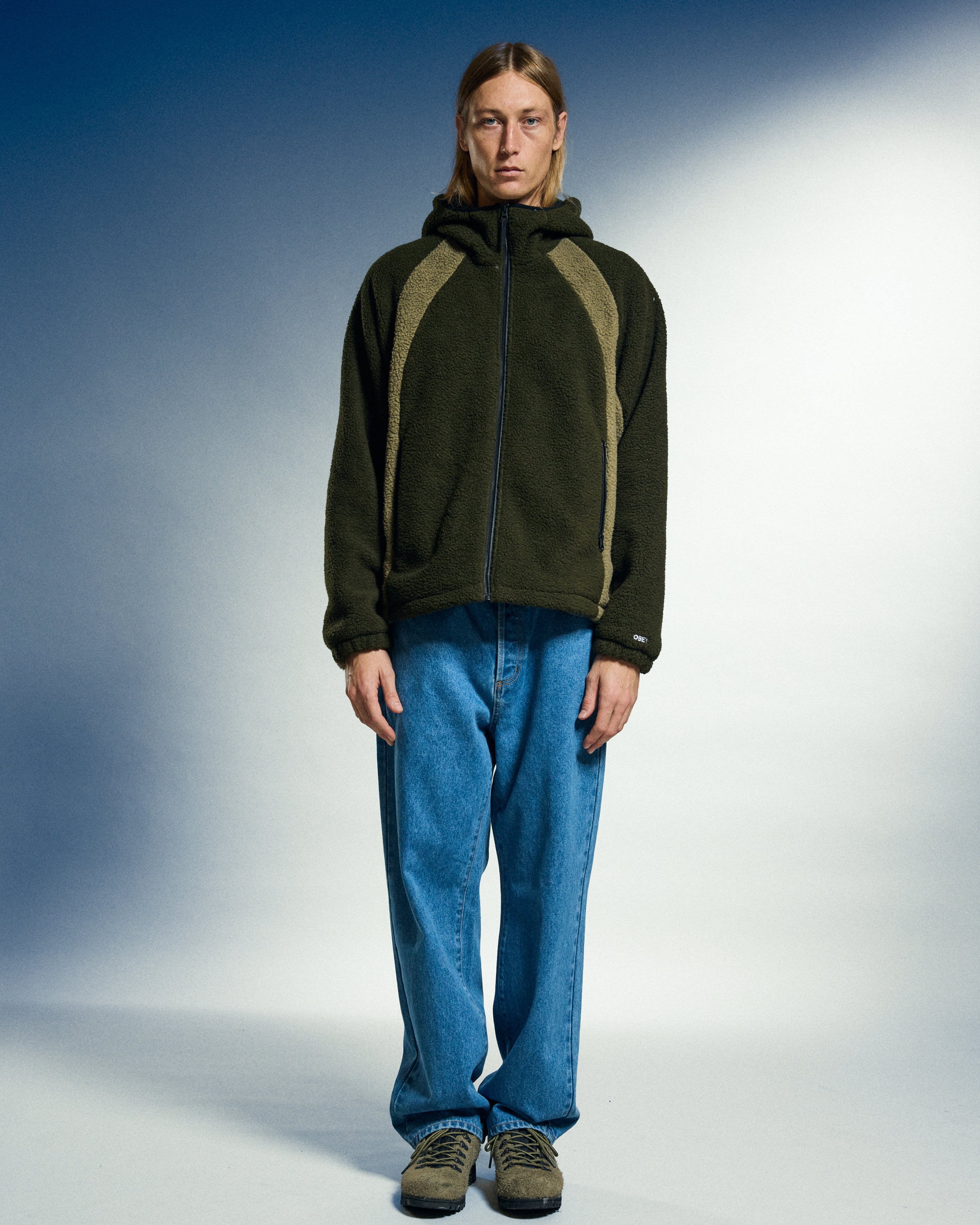 obey-alta-fleece-jacket-rosin-multi