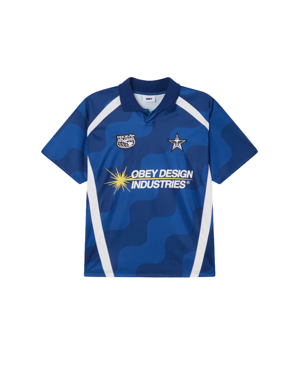 Obey Soccer Jersey | Blue Multi
