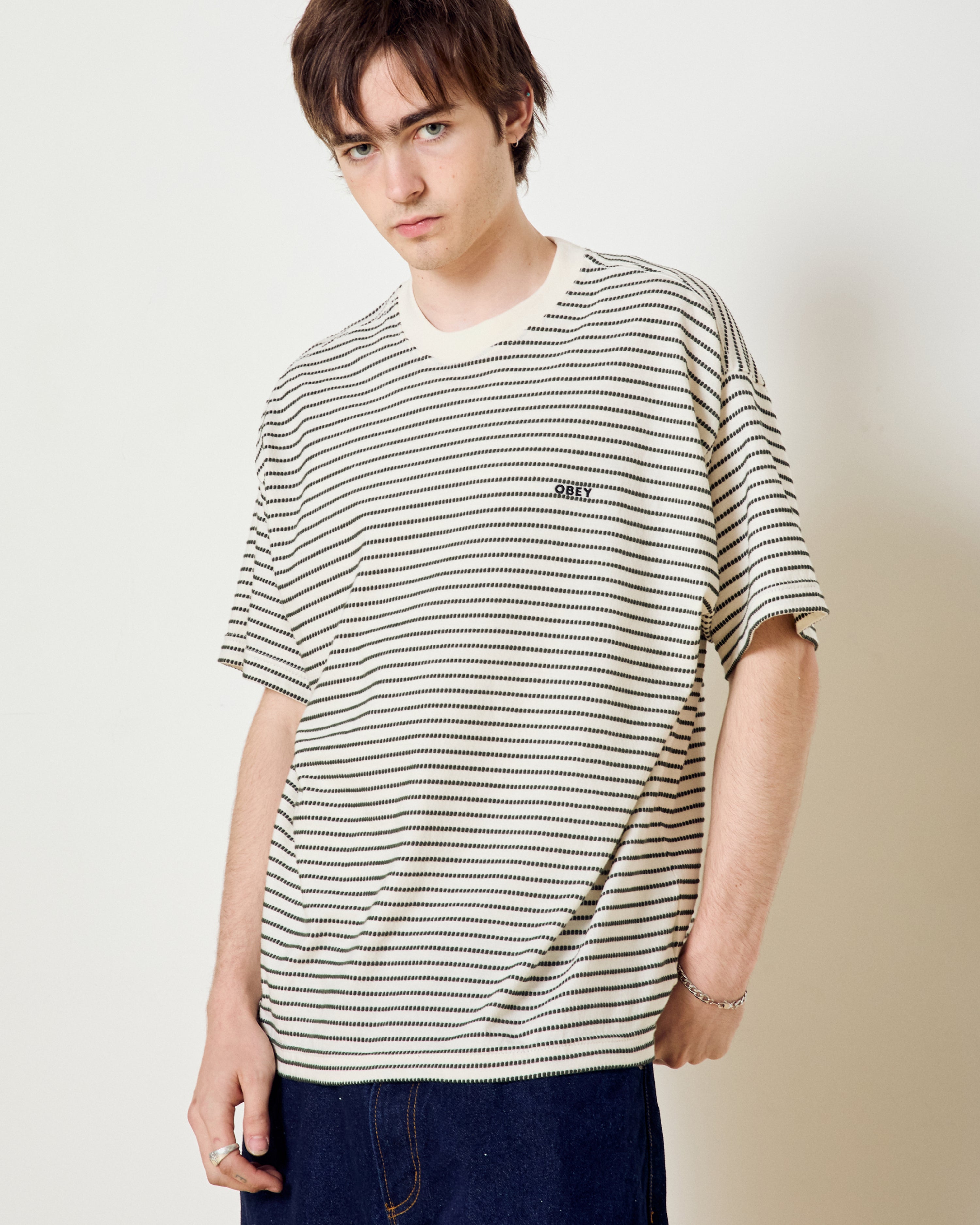 Edwin T-Shirt | Cream Mutli