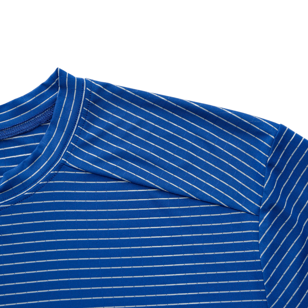 Stripe Logo Short Sleeve | Blue
