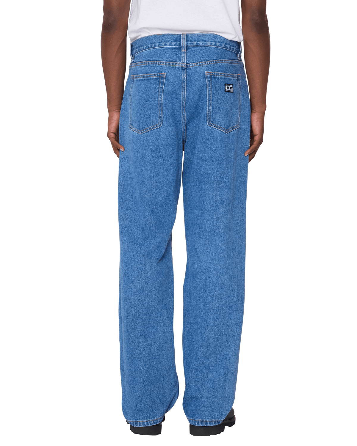 obey hardwork denim light indigo