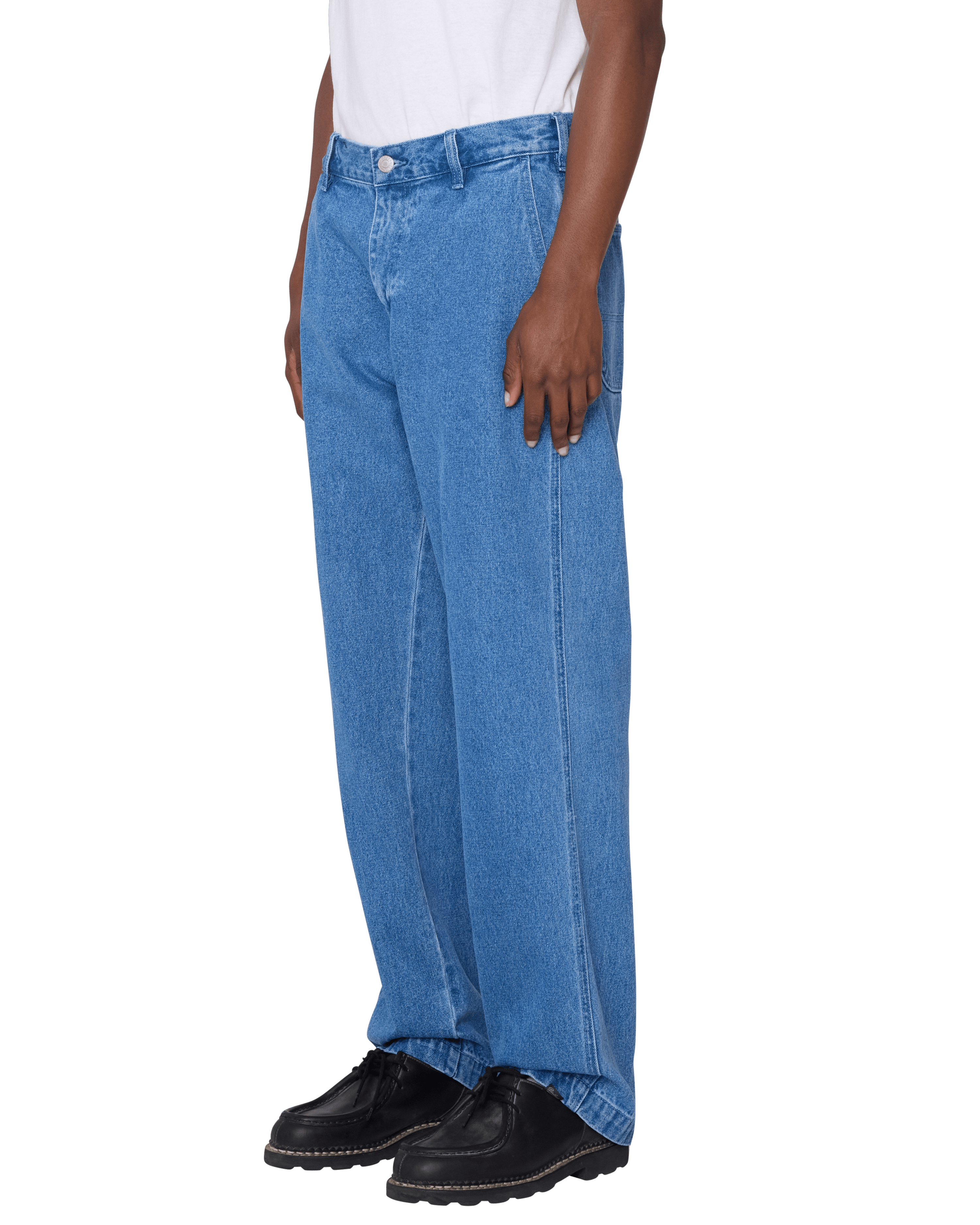 obey hardwork carpenter denim light indigo
