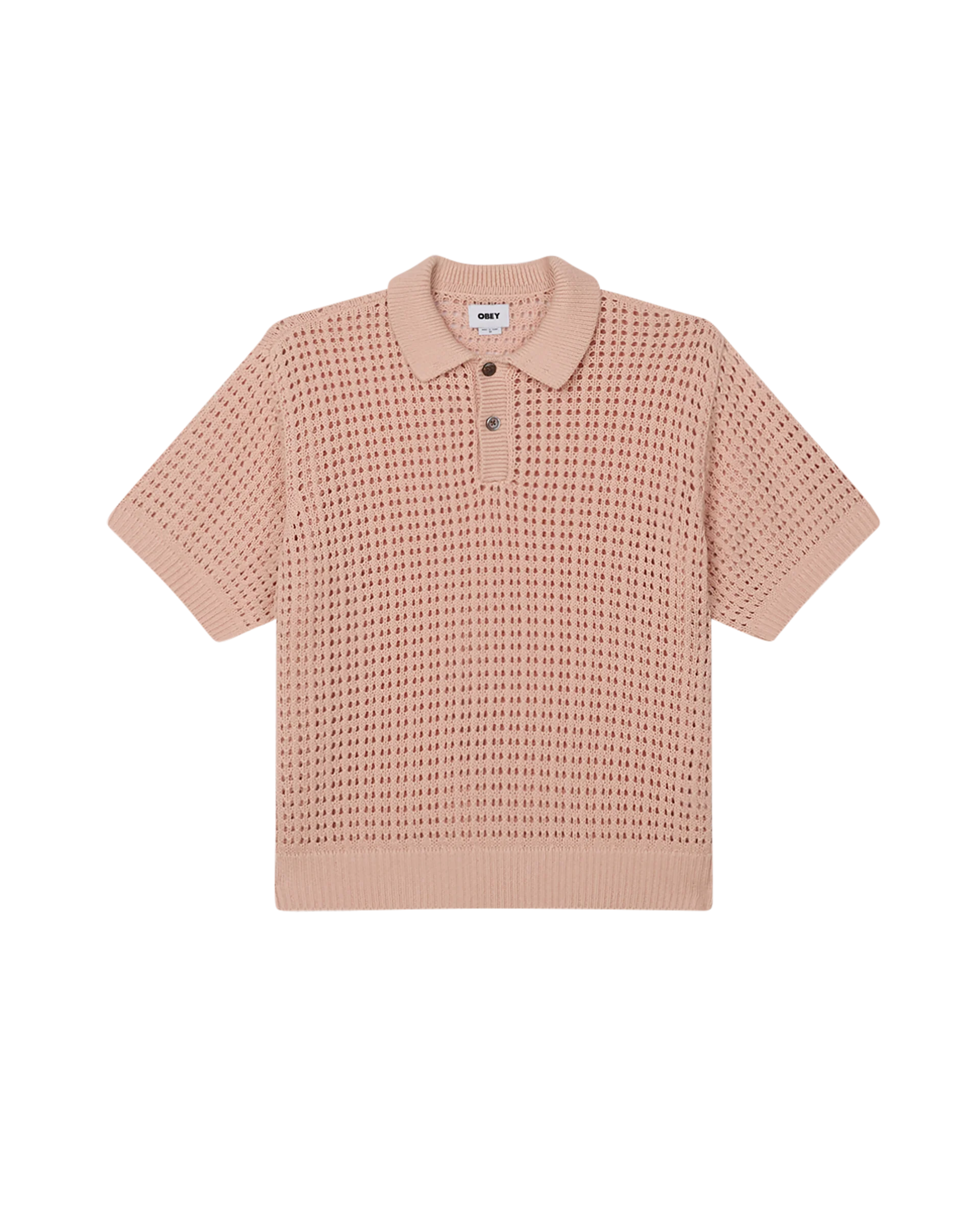 Kody Polo Sweater | Pale Pink