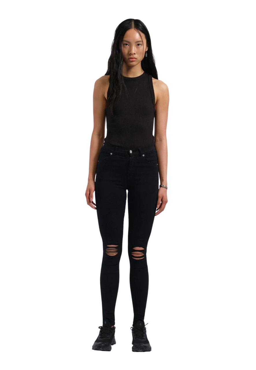 Lexy - Black Ripped Knees