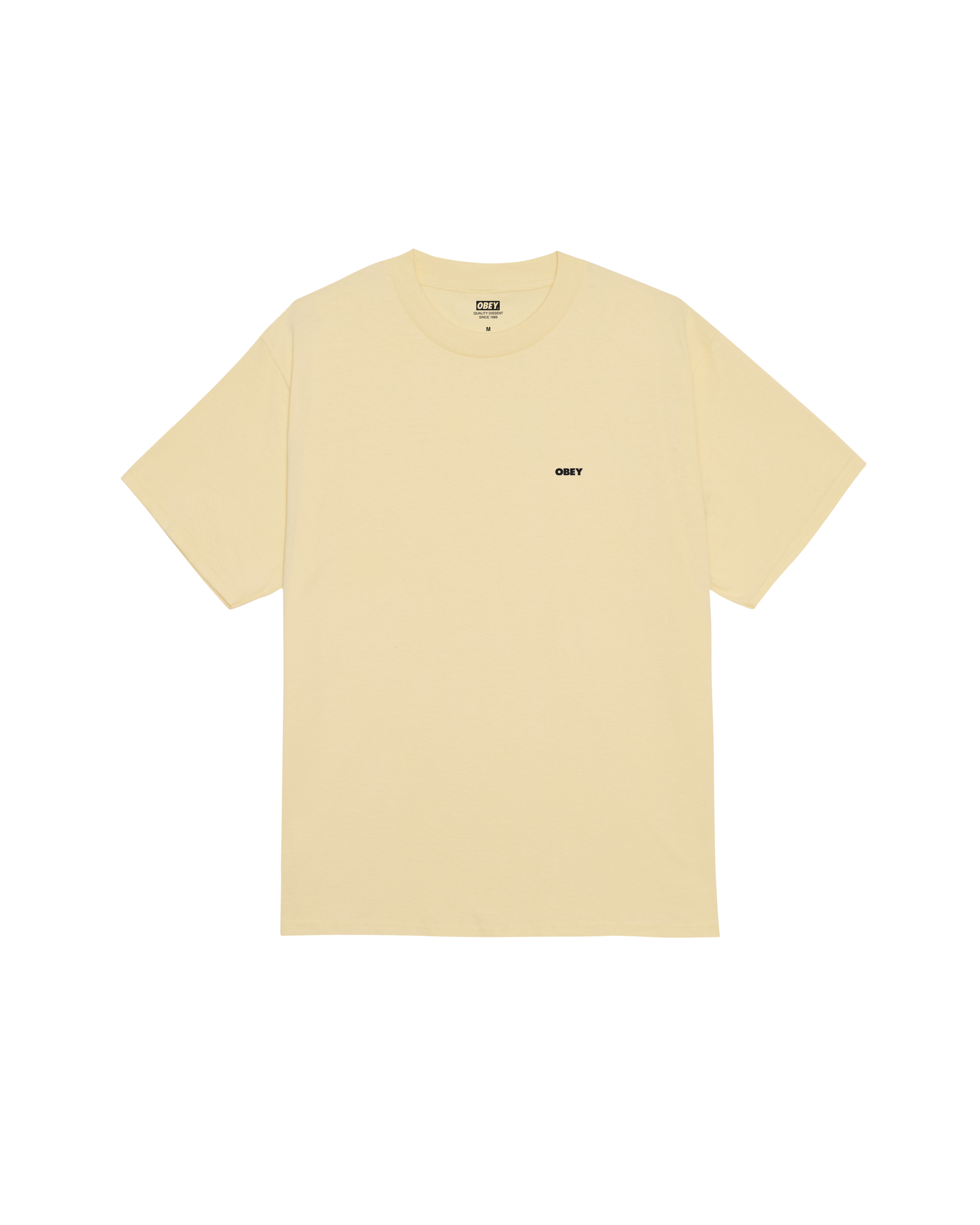World In Flames Tee | Pale Yellow