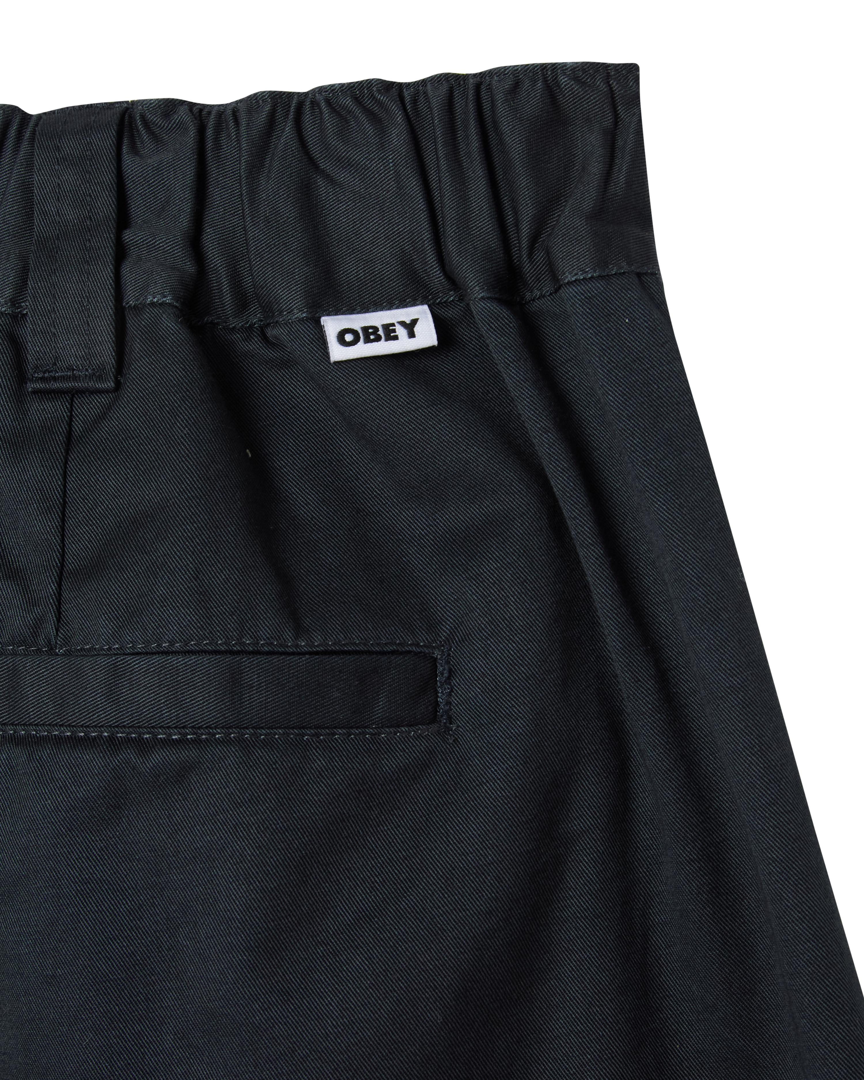 obey-foster-pleated-short-black