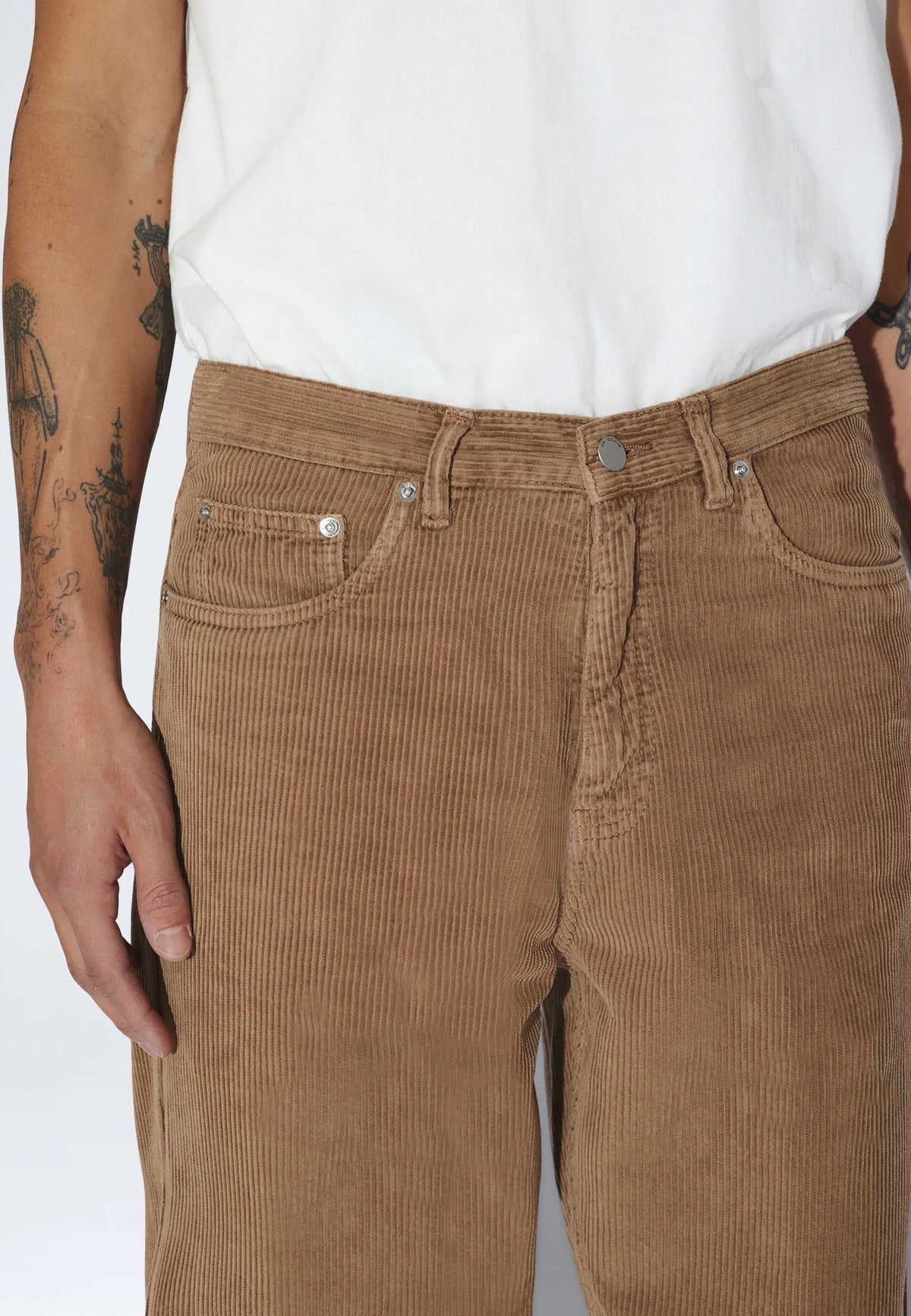 Omar Relaxed | Washed Khaki Cord