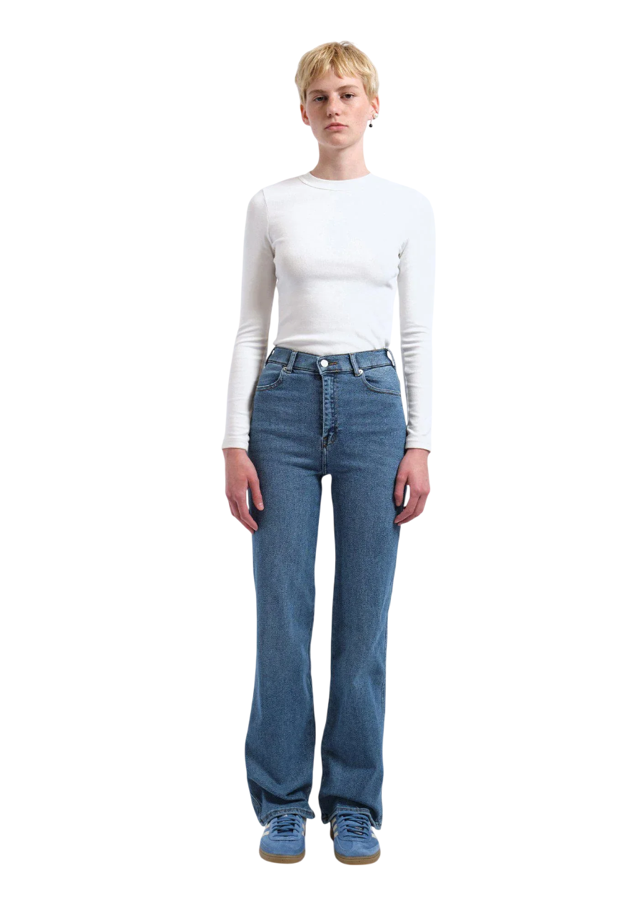 Moxy Straight - Cape Sky Worn Hem