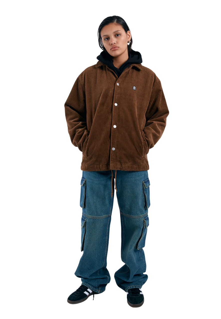 Split Jacket - Brown Cord