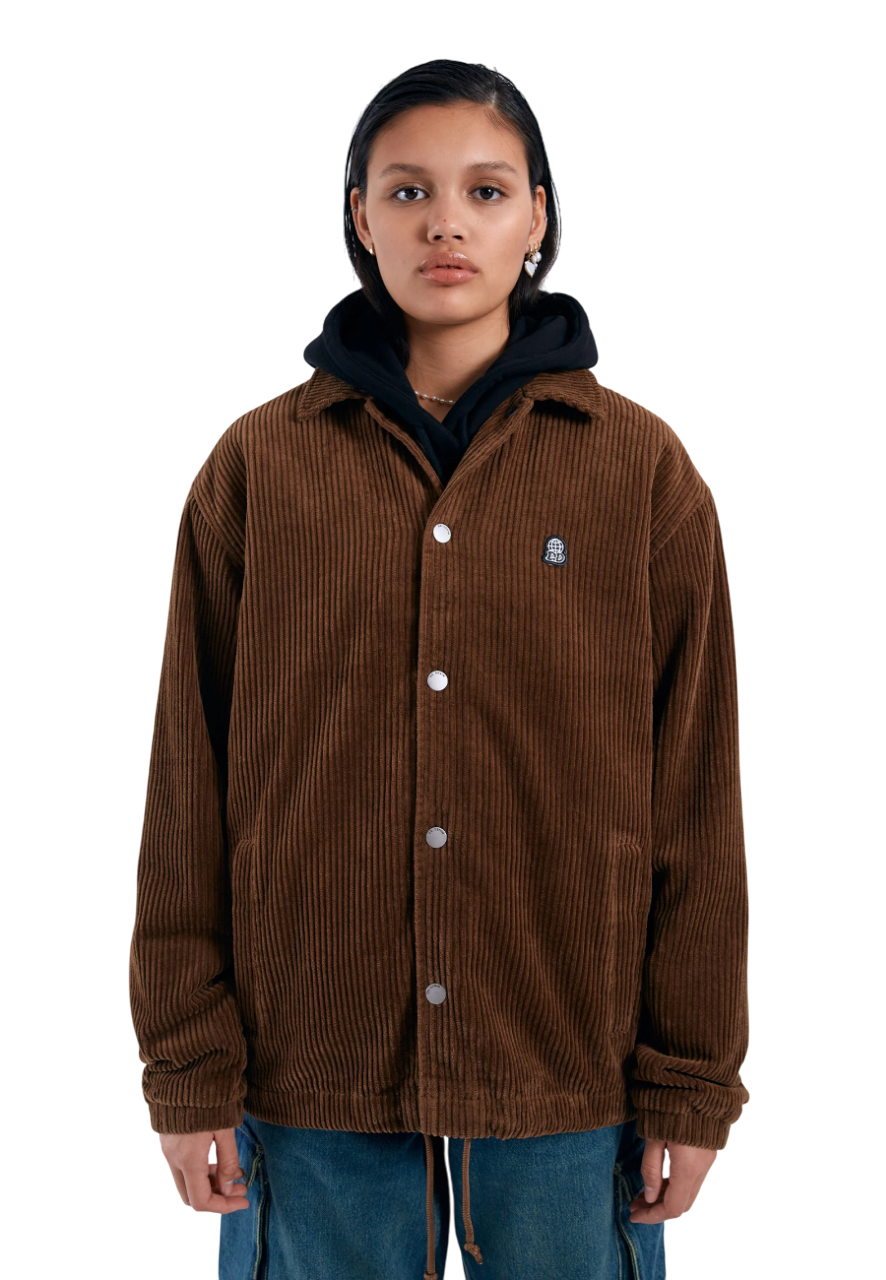 Split Jacket - Brown Cord