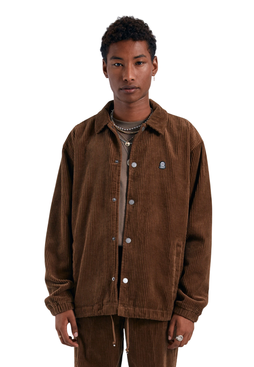 Split Jacket - Brown Cord