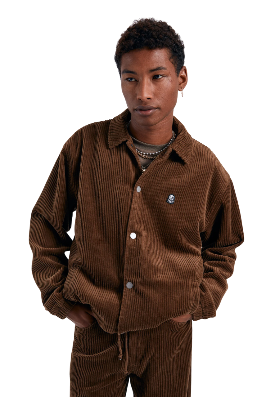 Split Jacket - Brown Cord