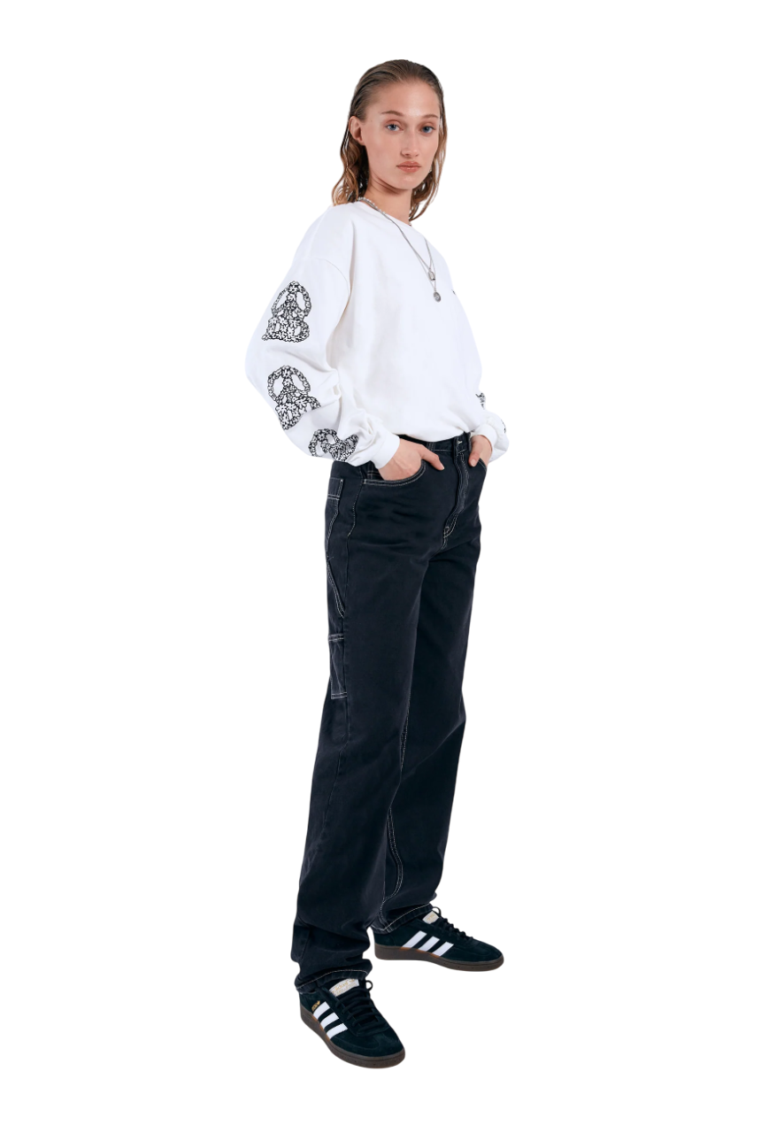 Faye Worker - Black Used Contrast