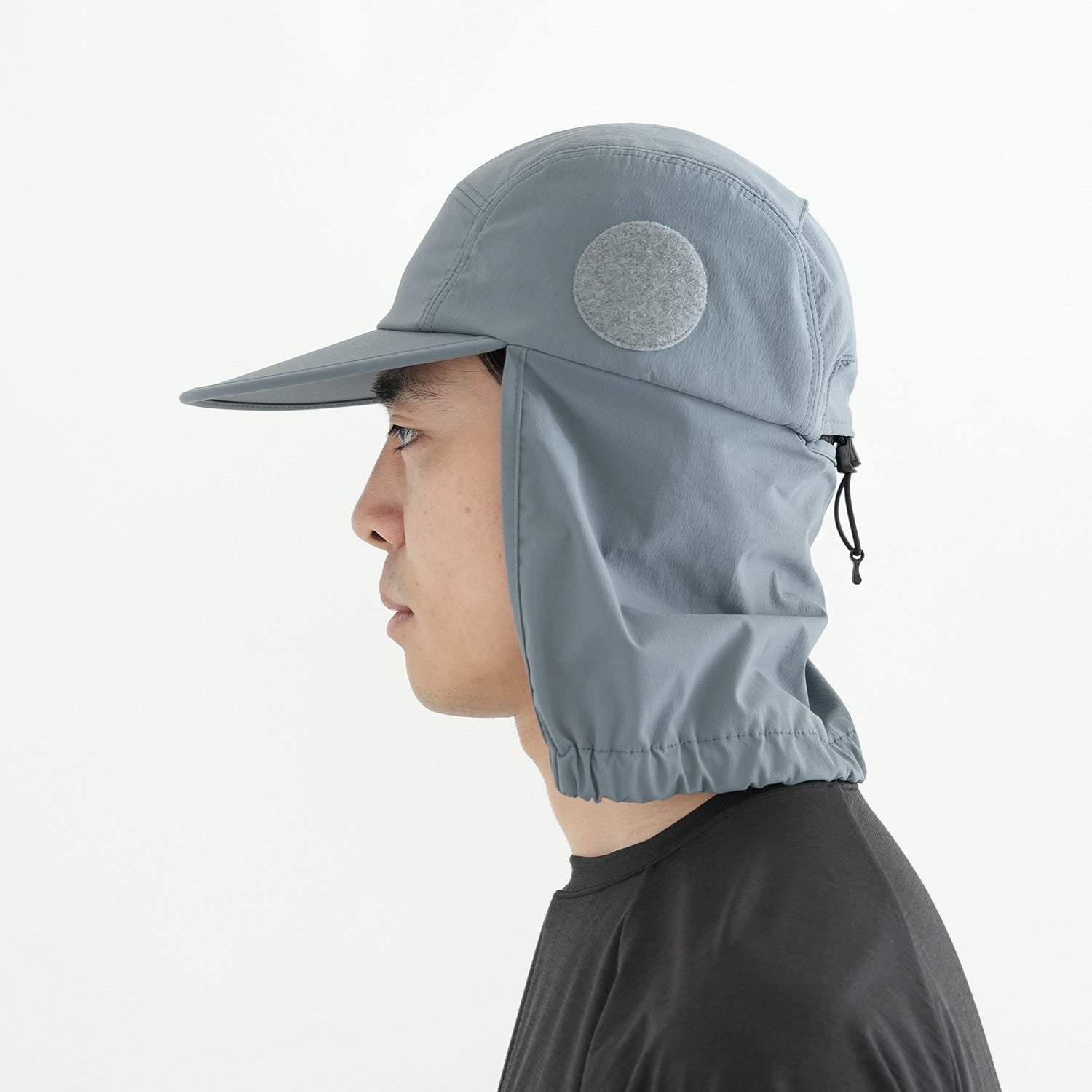 Solid Visor Cap | Blue Grey