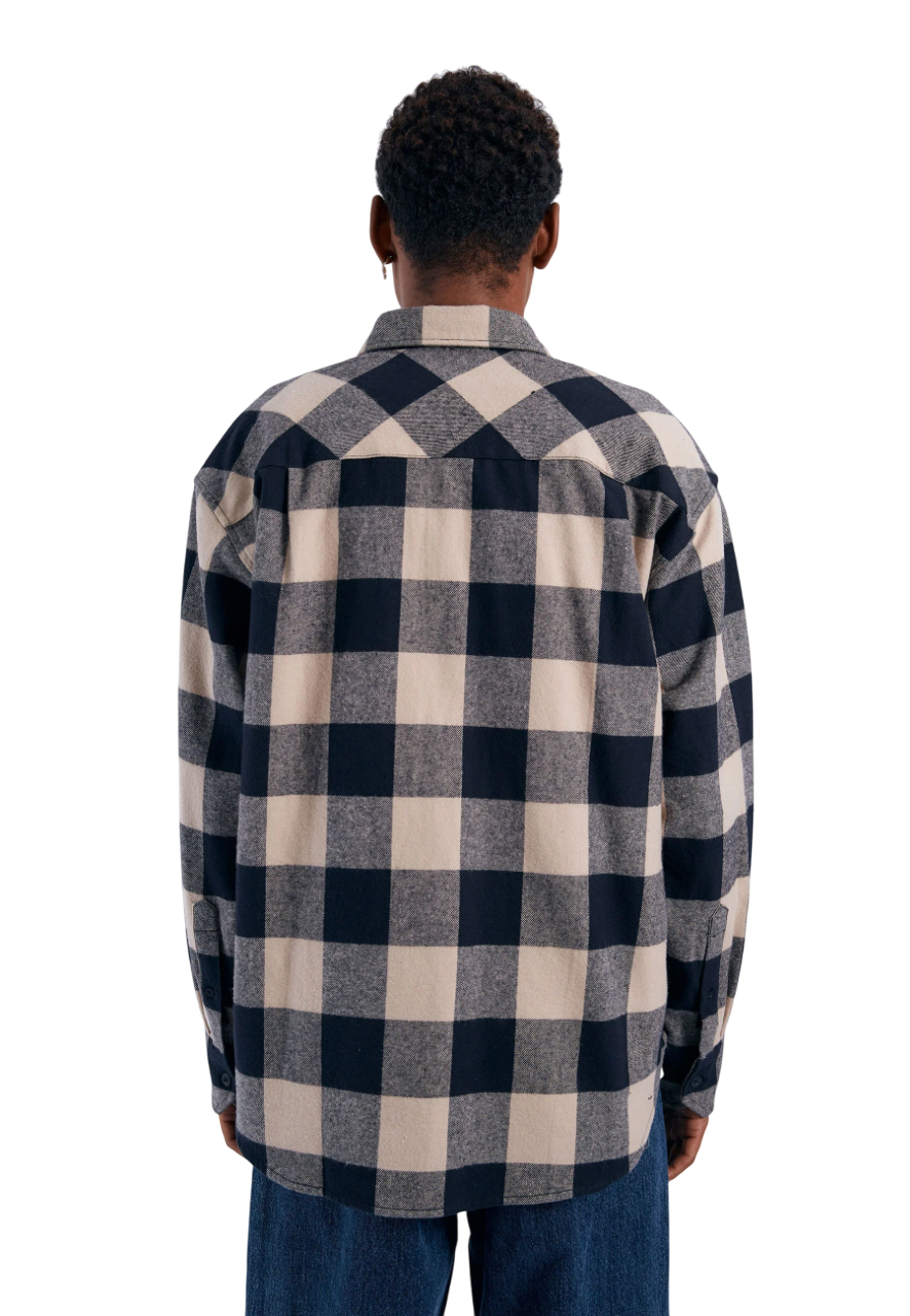 Ray Shirt - Pale Taupe Check