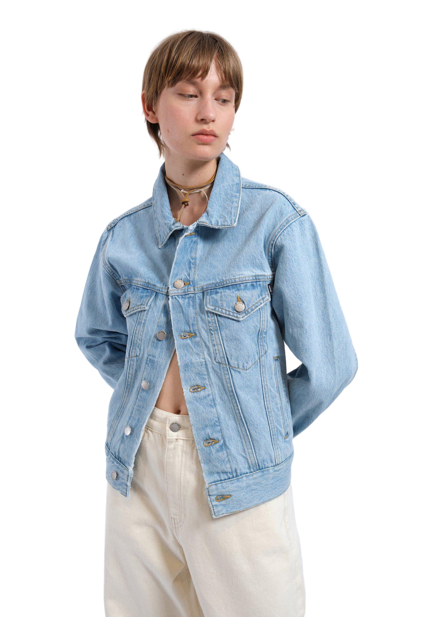 Joey Trucker Jacket - Stream Light Retro