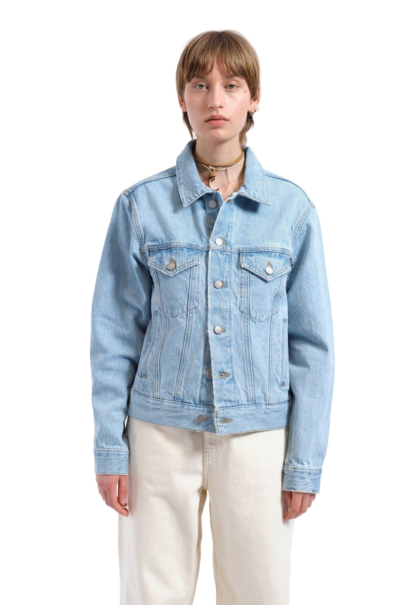 Joey Trucker Jacket - Stream Light Retro