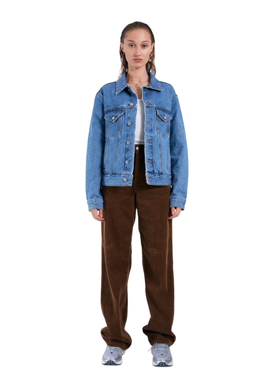 Joey Trucker Jacket - Stream Sky Retro
