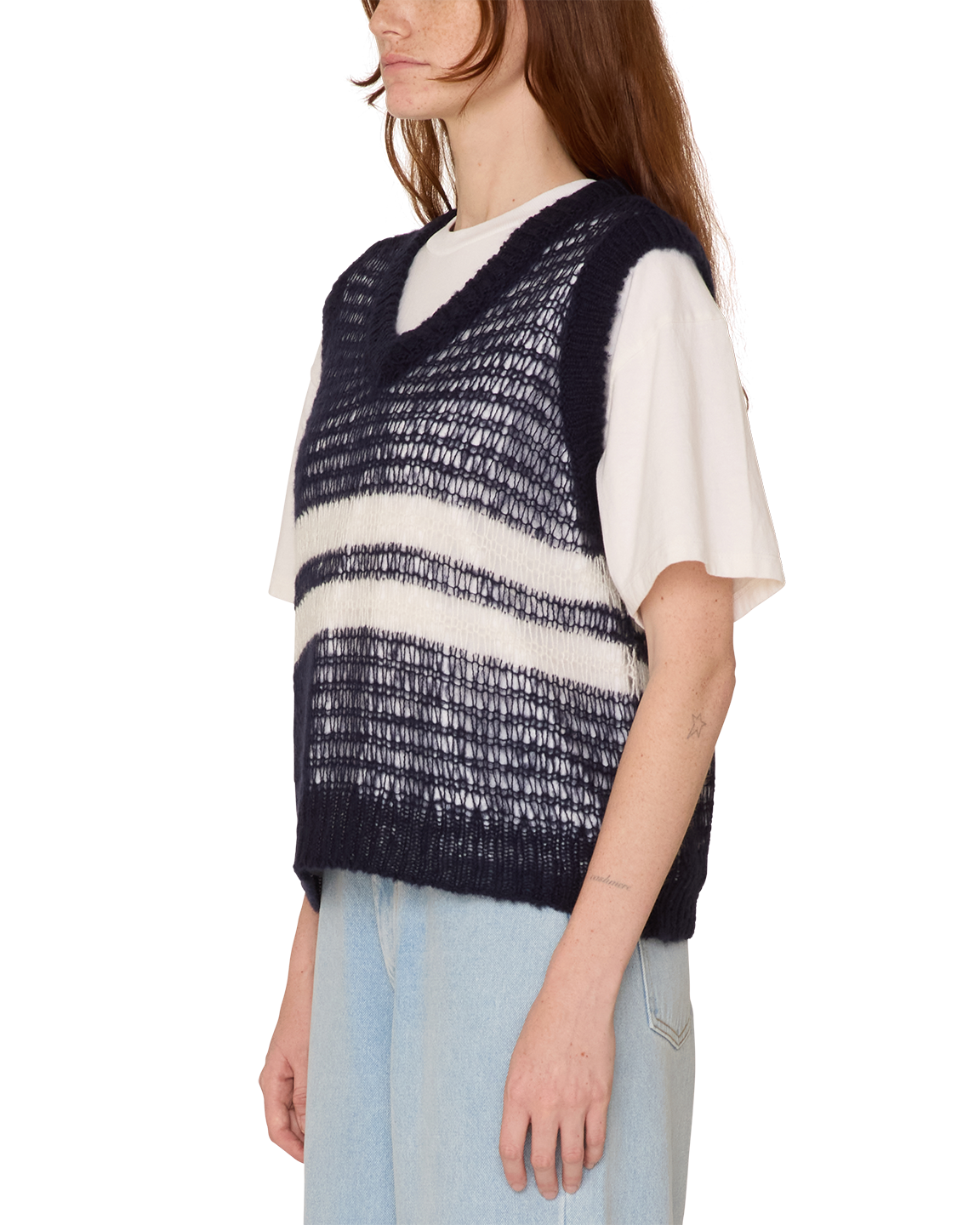 Oona Sweater Vest | Navy
