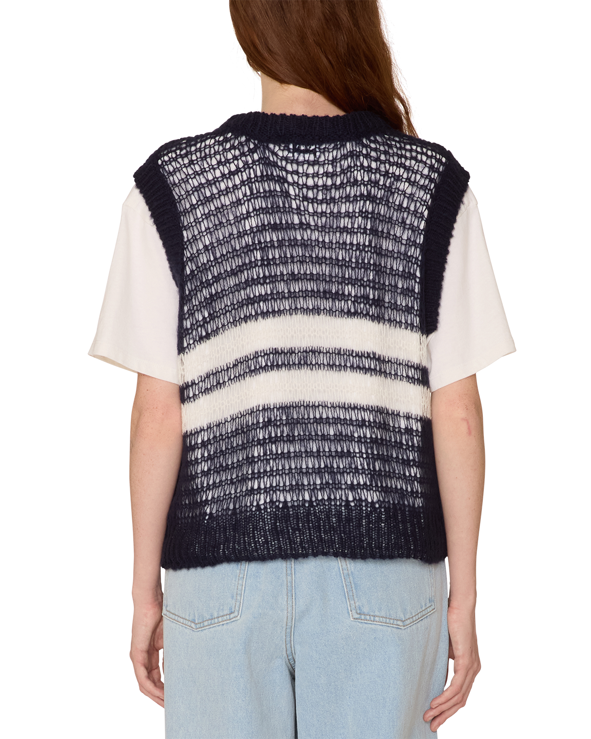 Oona Sweater Vest | Navy