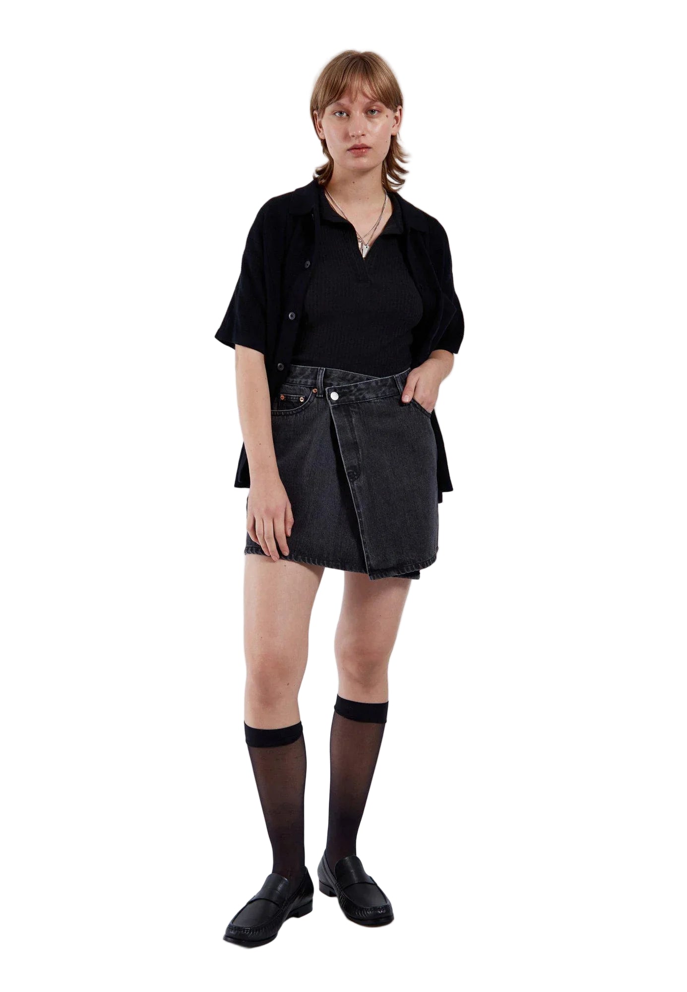 Renay Skirt - Retro Black