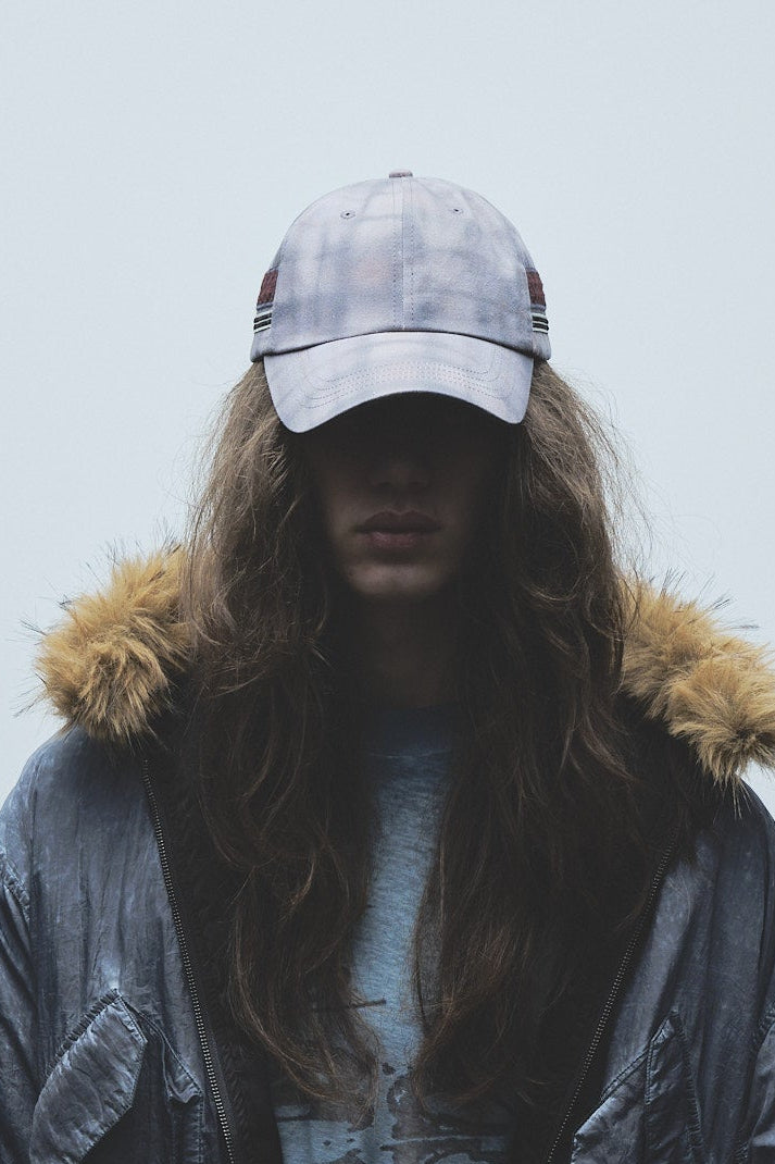 Double Taping Plaid Cap | Plaid