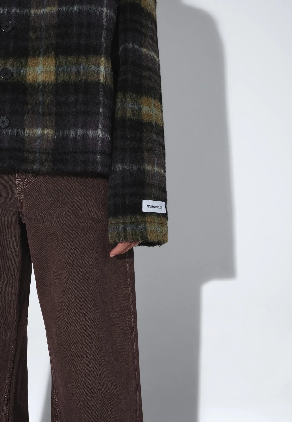 Julian Cardigan | Black Olive Check
