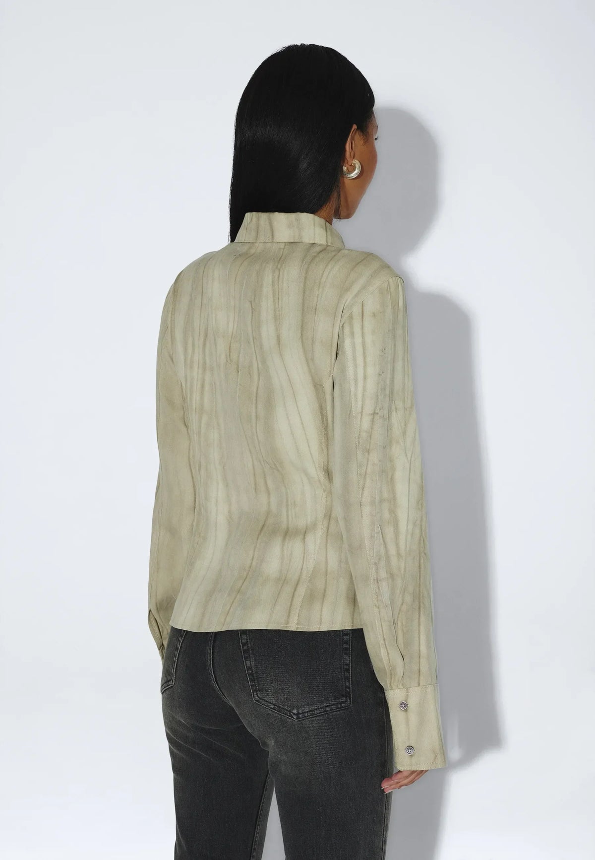 Mila Seam Shirt | Washed Beige