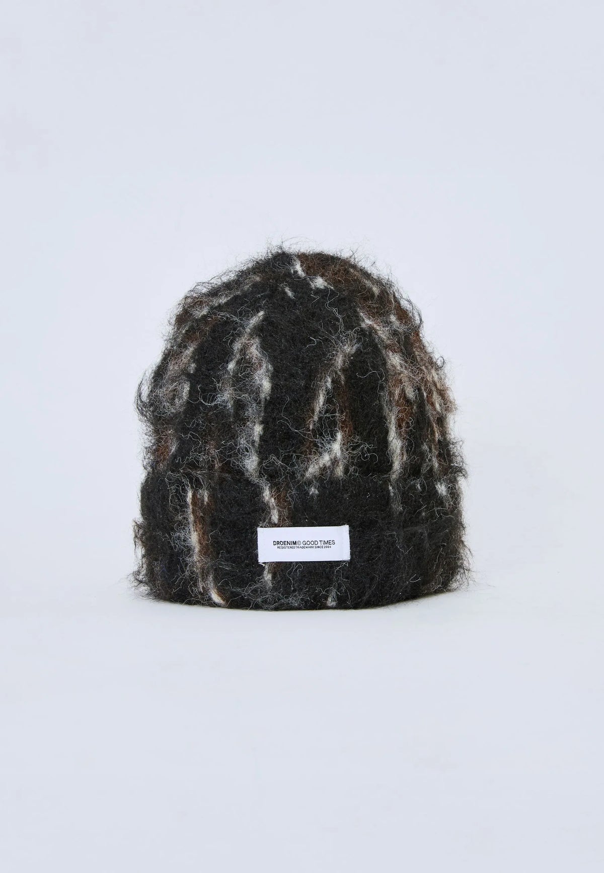 Kiwa Beanie | Black Off White Scribble