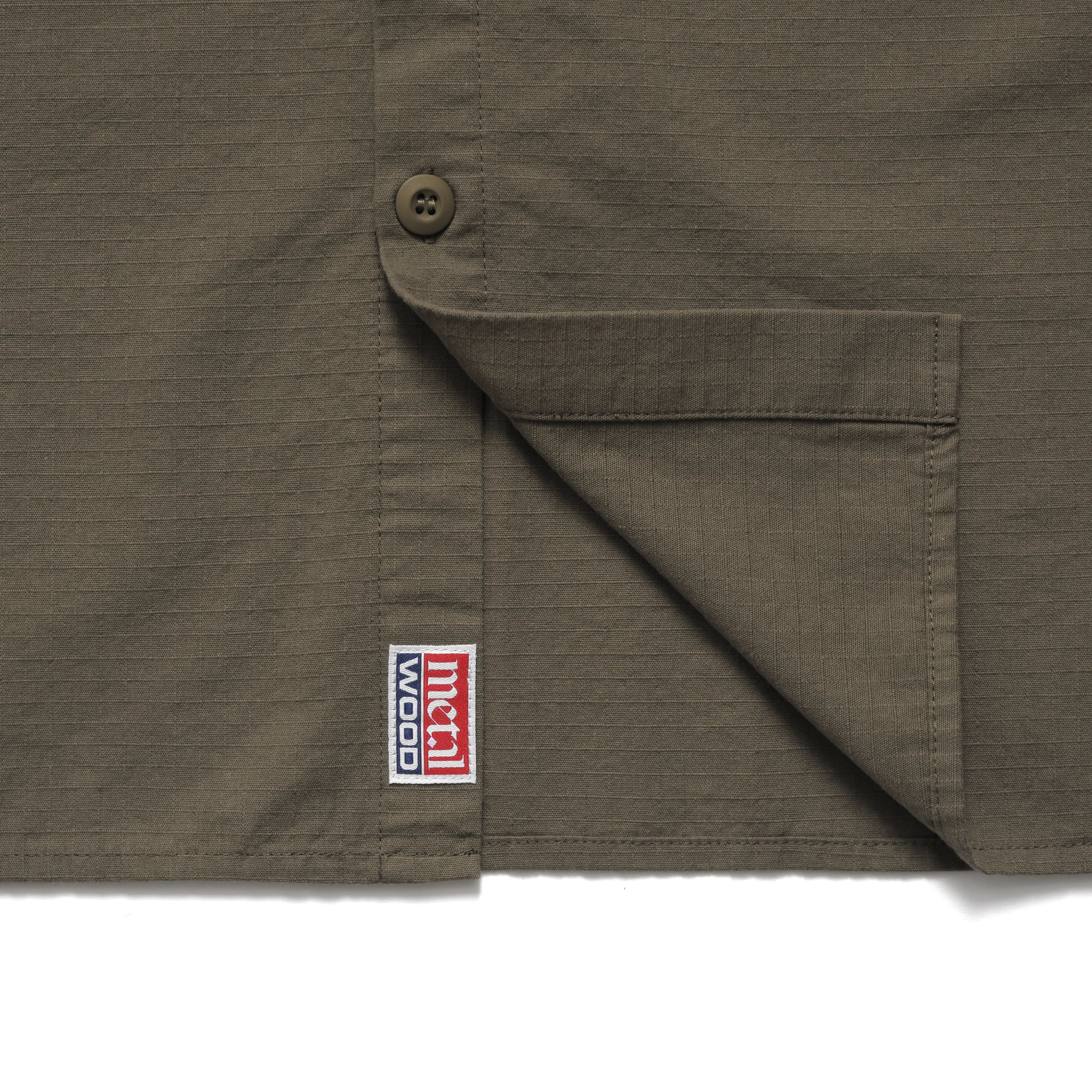 Paneled Work Shirt | Olivine