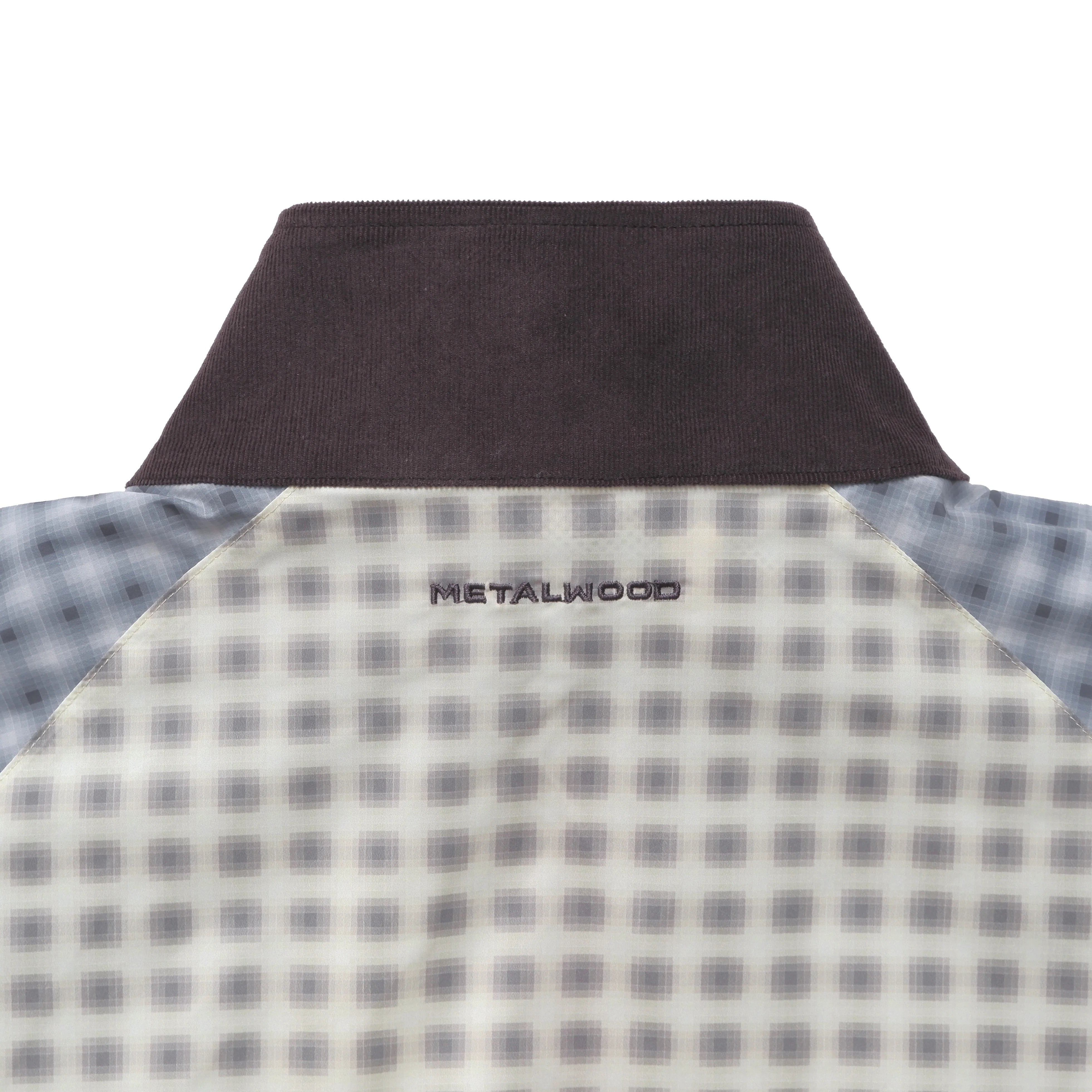 Double Plaid Windbreaker Jacket | Multicolor