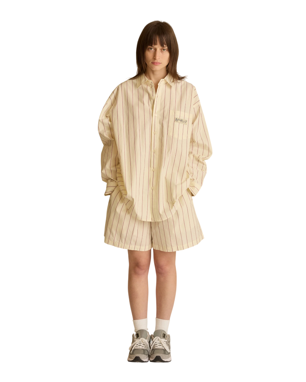 Primavera Stripe Short | Tofu Multi