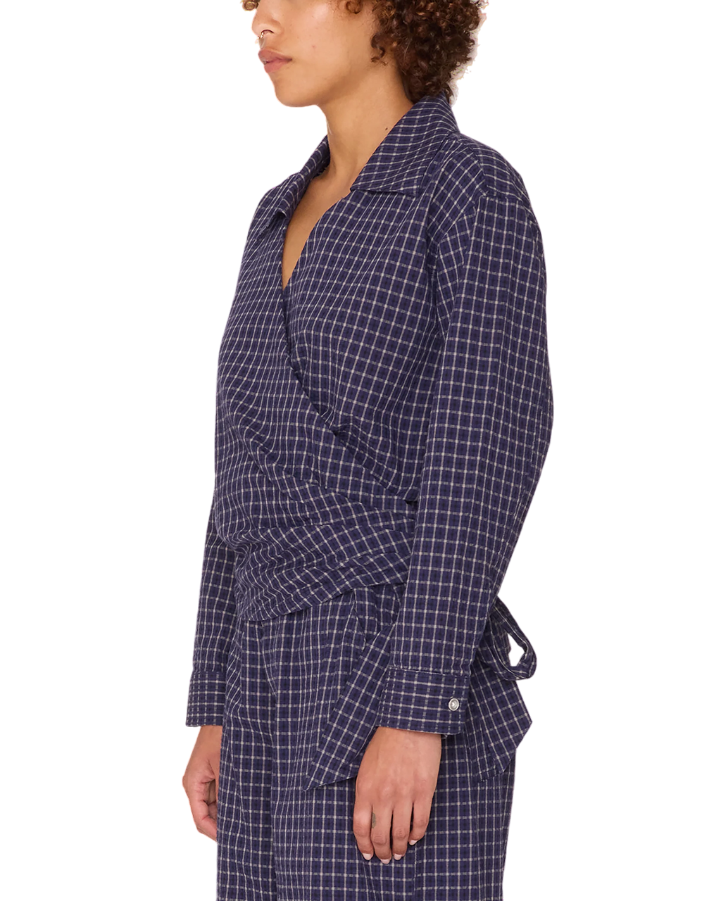 Circa Wrap Shirt | Blue Multi