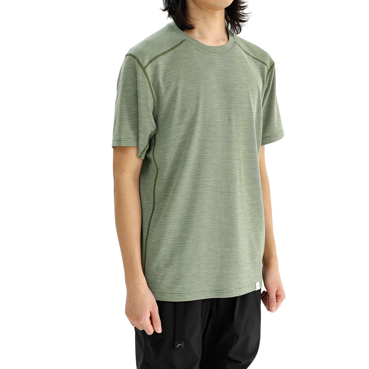 Live Wool Mix Short Sleeve | Green