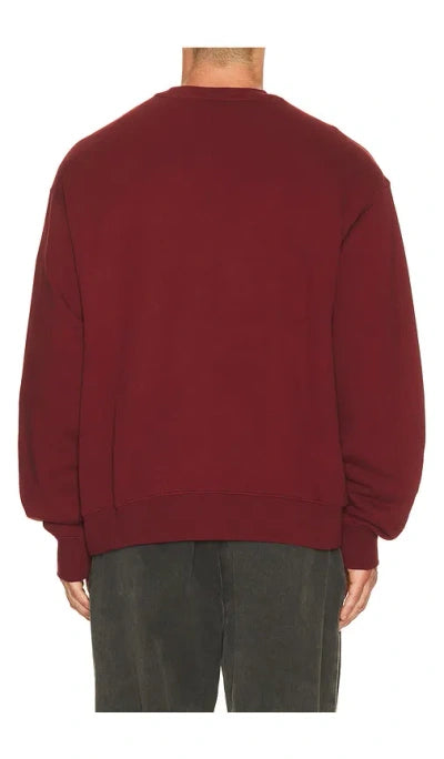 Scribble Crewneck | Burgandy