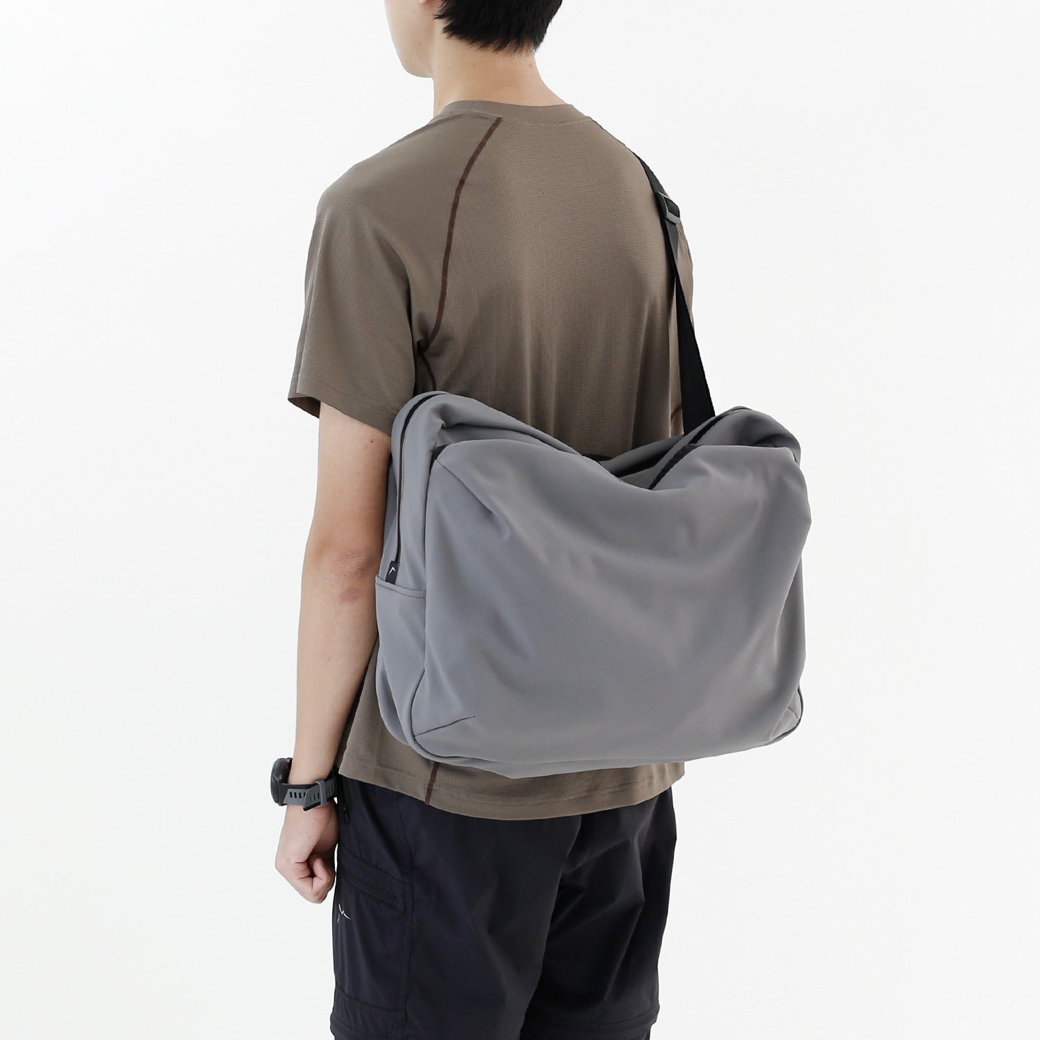 Shell Tote Double Layer | Grey