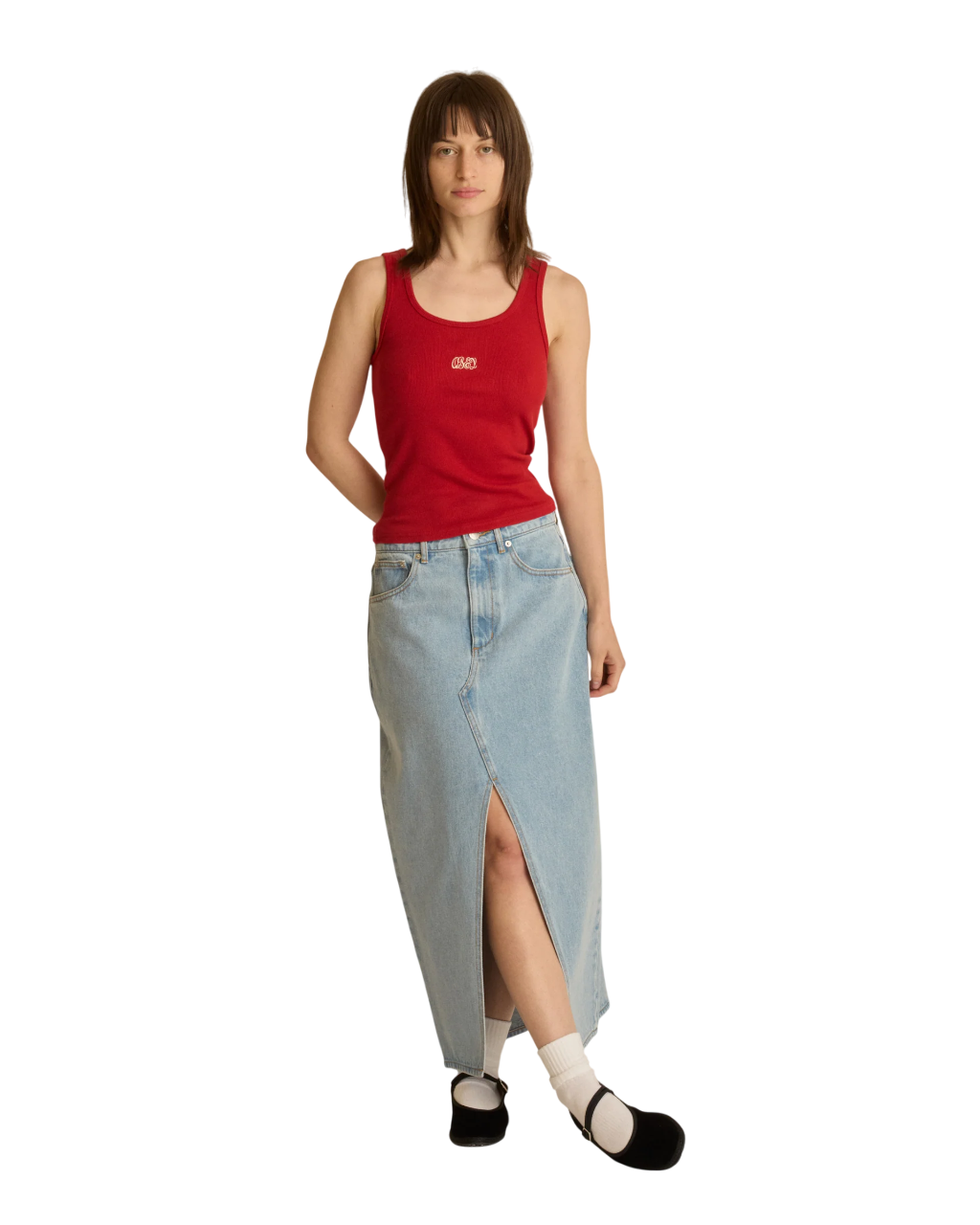 Simplex Denim Skirt | Cirrus