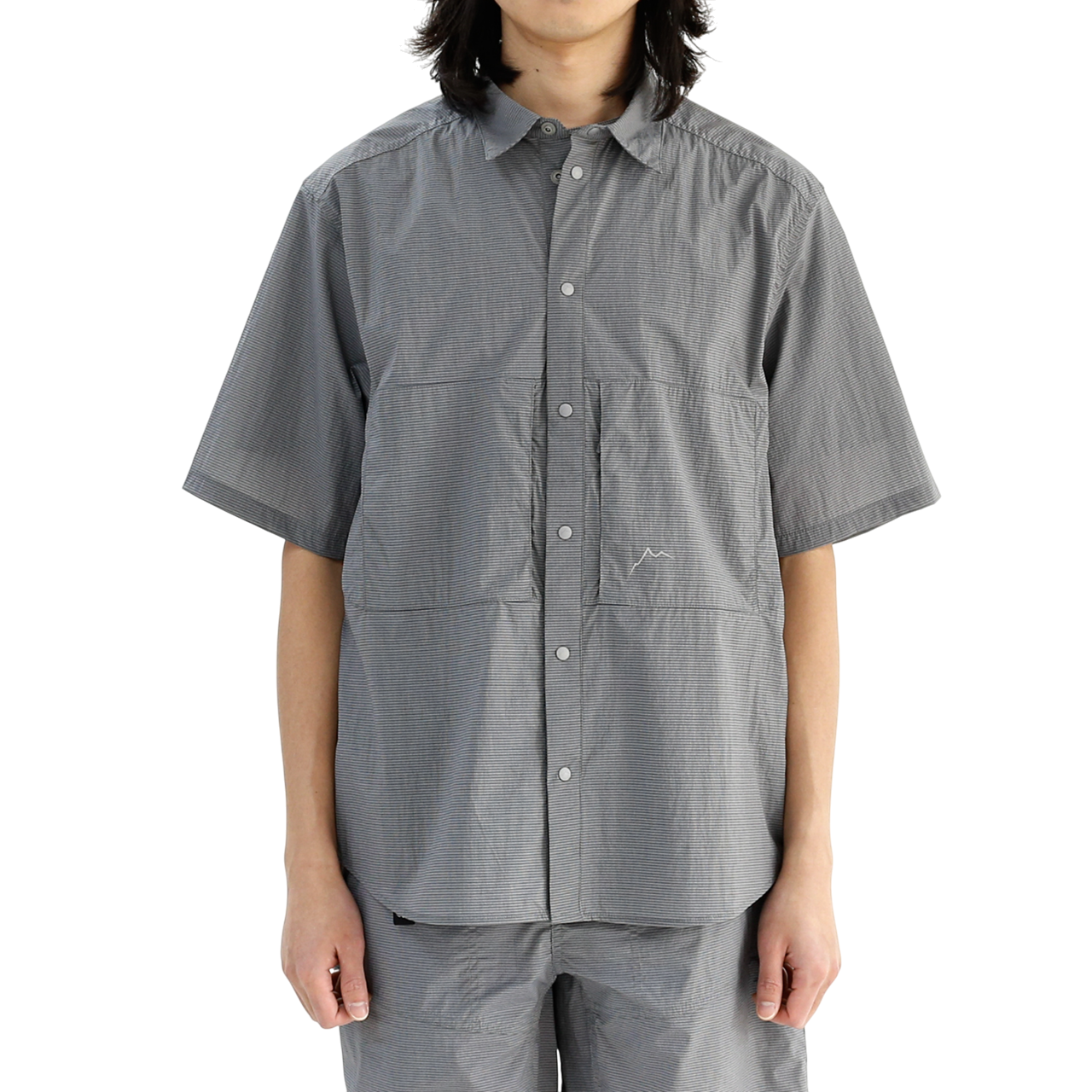 Chk 2pocket Short Sleeve Shirts | Dark Grey