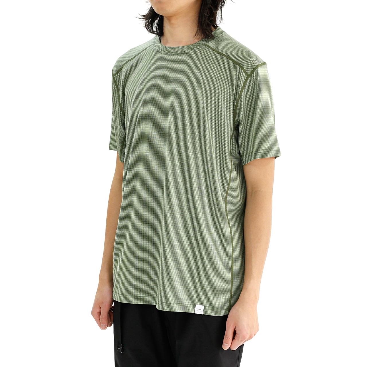 Live Wool Mix Short Sleeve | Green