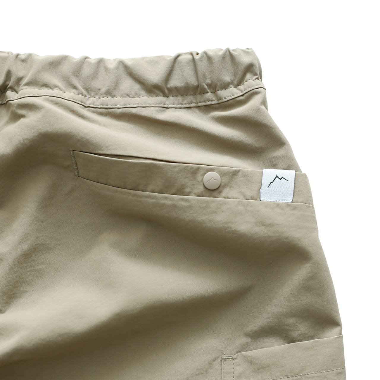 Multi Pocket Pants Wide | Beige