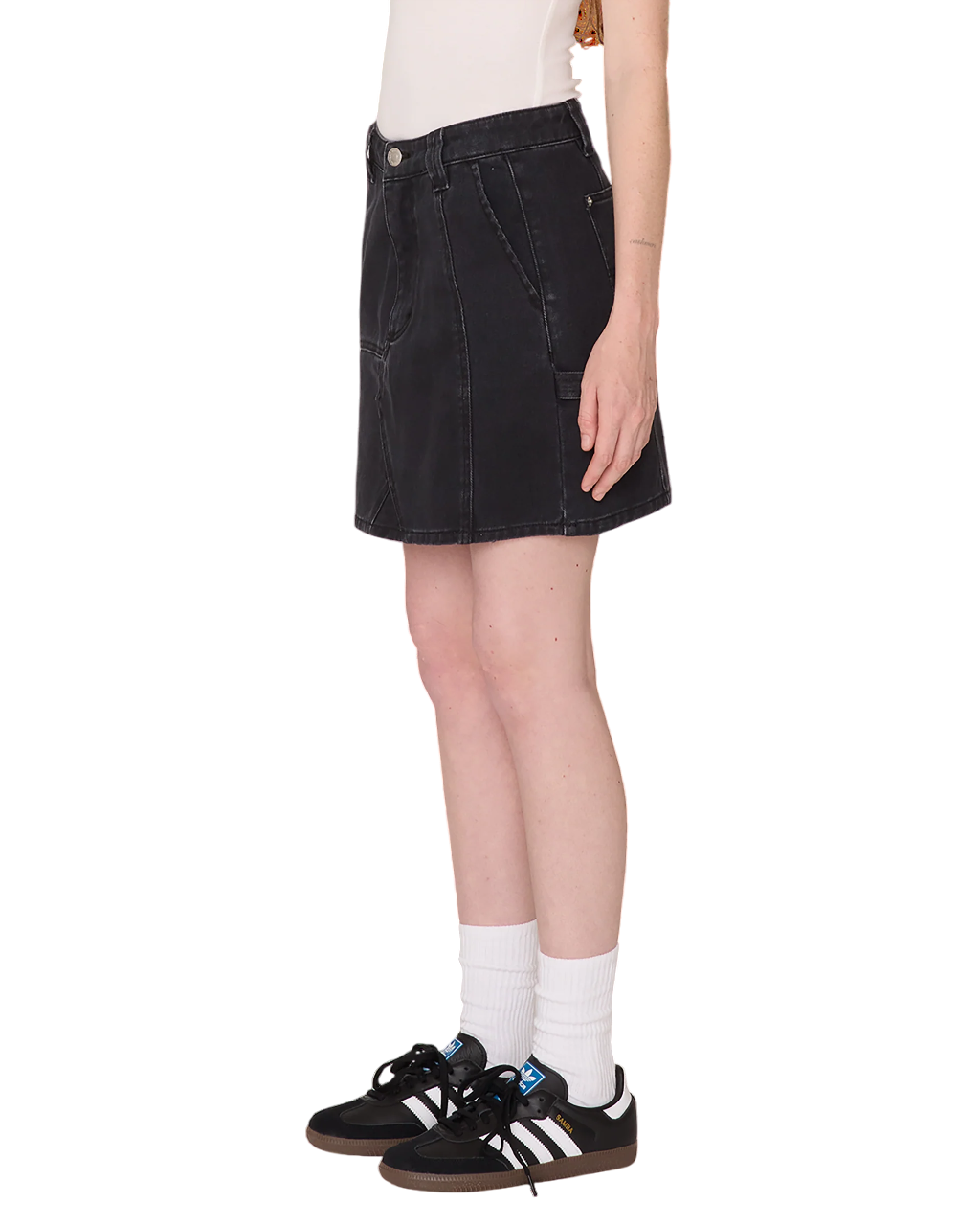 Fixx Mini Skirt | Digital Black