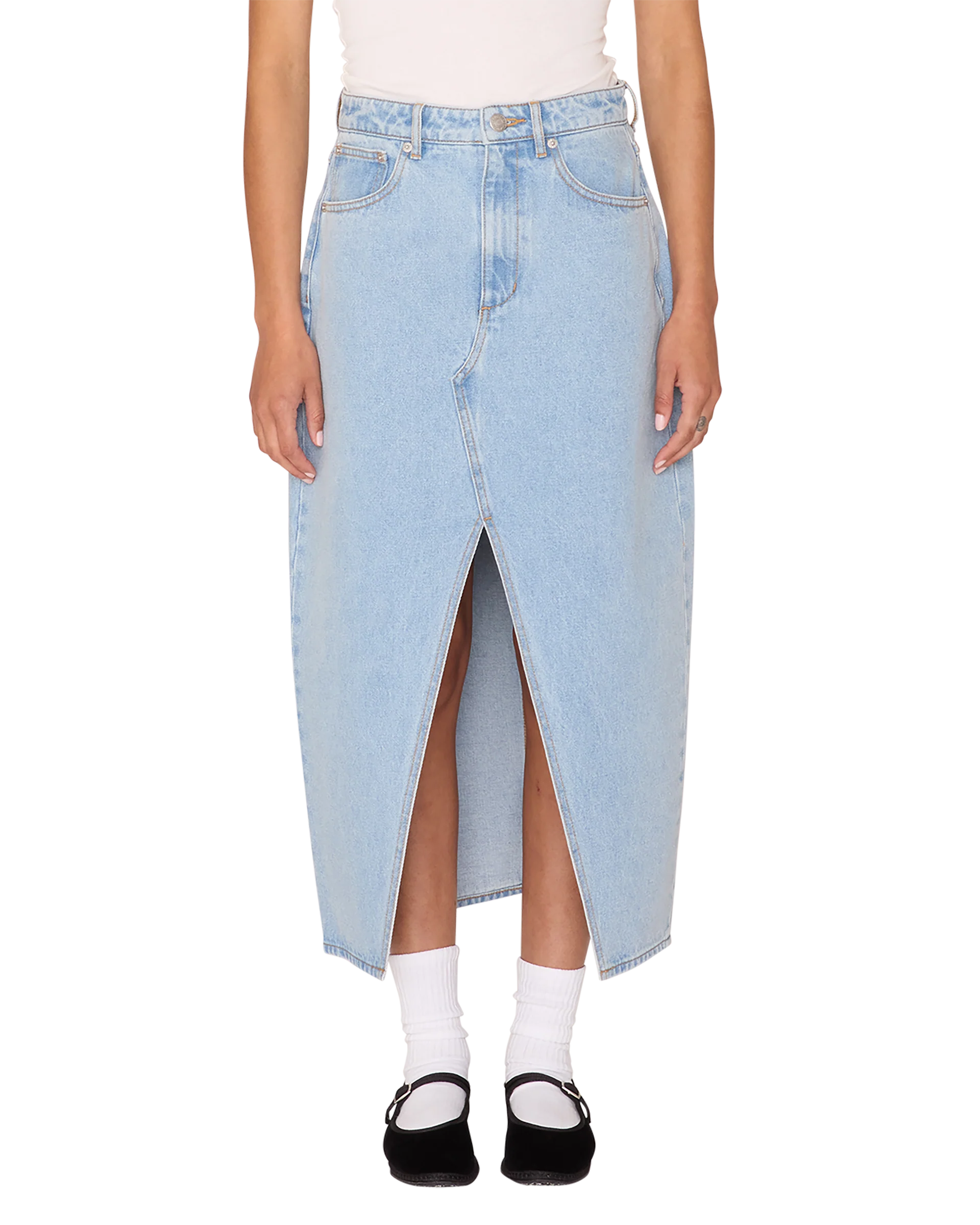 Simplex Denim Skirt | Cirrus