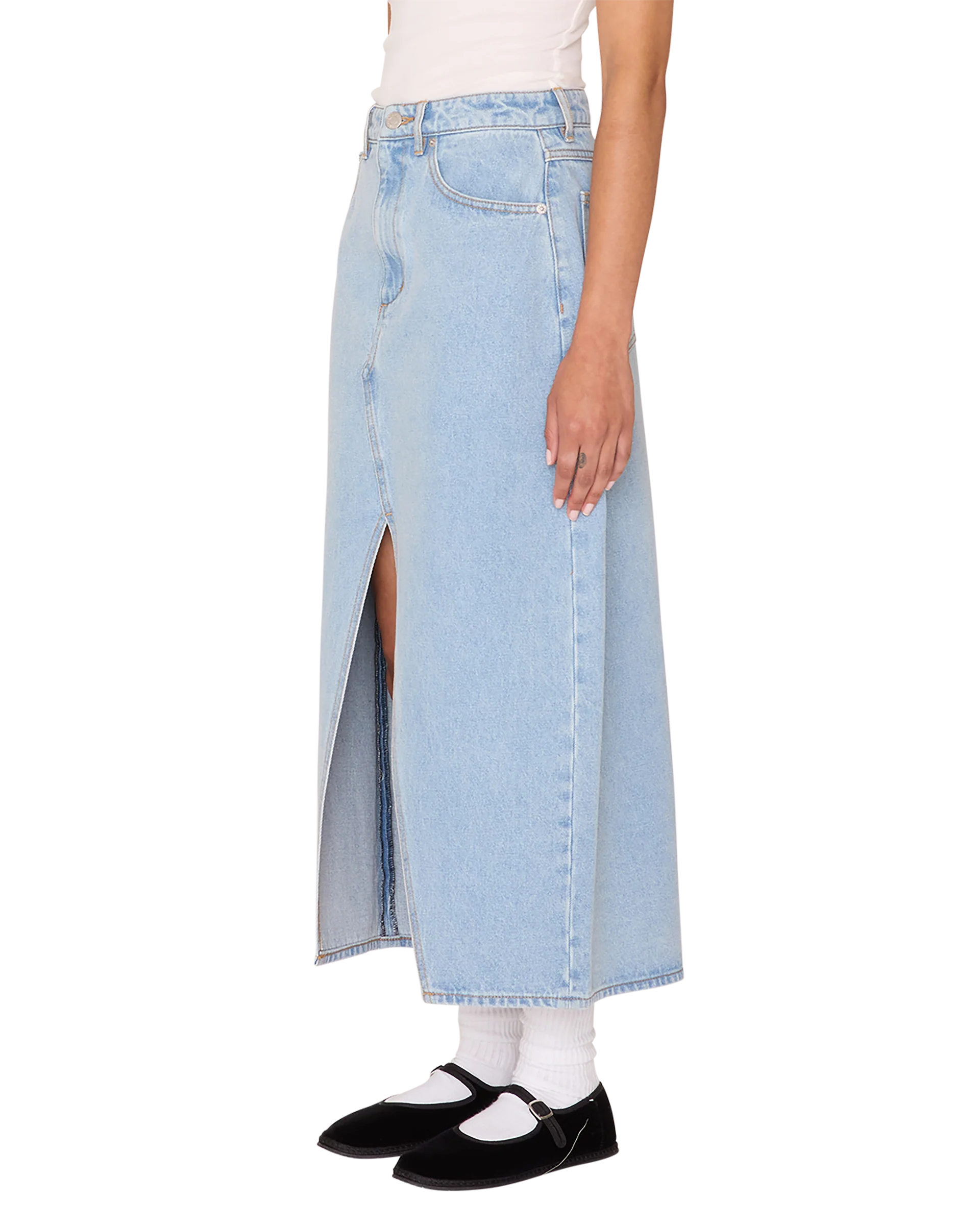 Simplex Denim Skirt | Cirrus