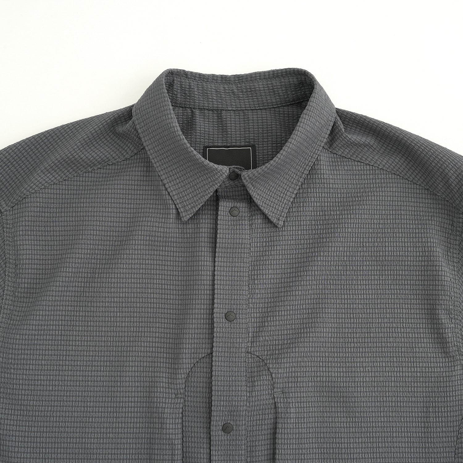 Flow Seersucker Shirts | Charcoal