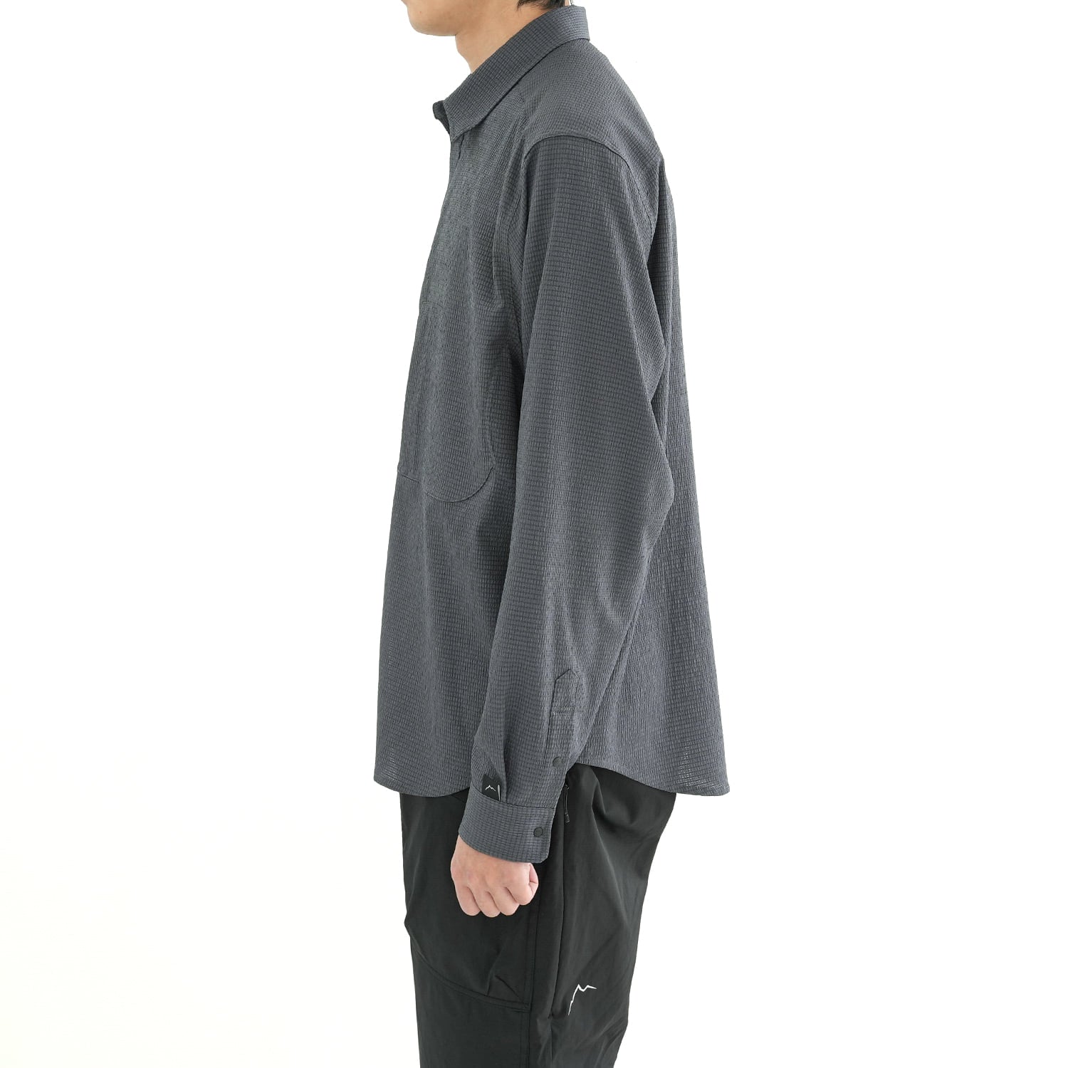 Flow Seersucker Shirts | Charcoal