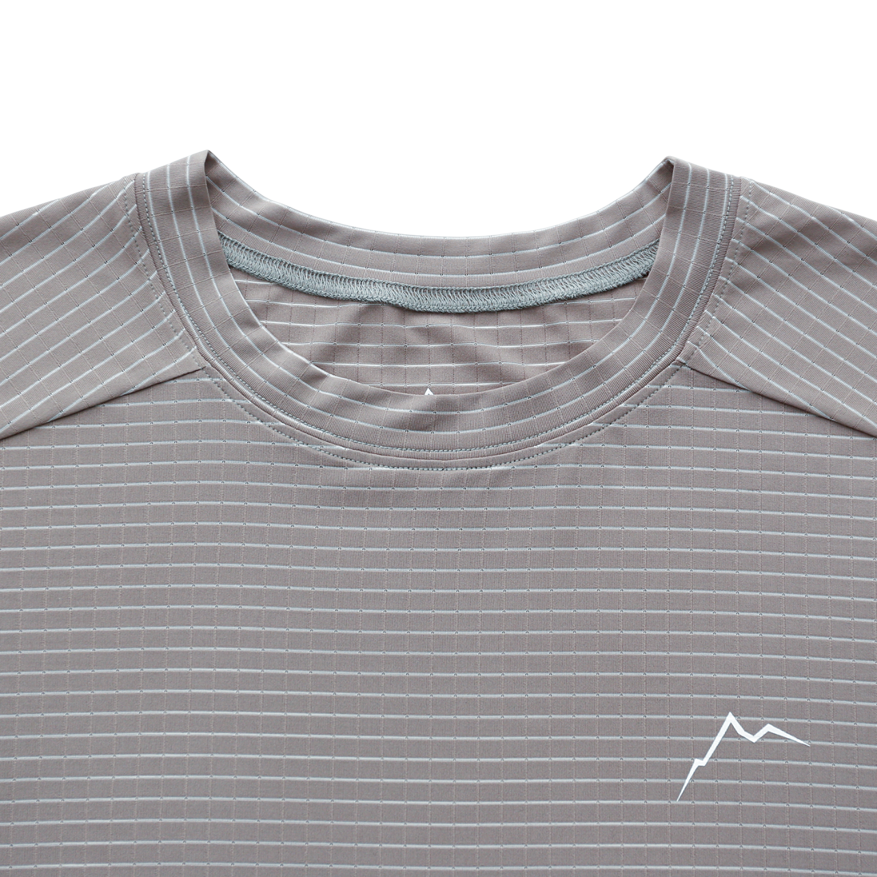 Stripe Logo Short Sleeve | Grey